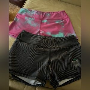 Pair of BORN PRIMITIVE - DOUBLE TAKE BOOTY SHORTS
